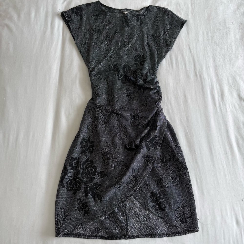 Vintage 80s All That Jazzy Floral Midi Dress - Picture 3 of 9